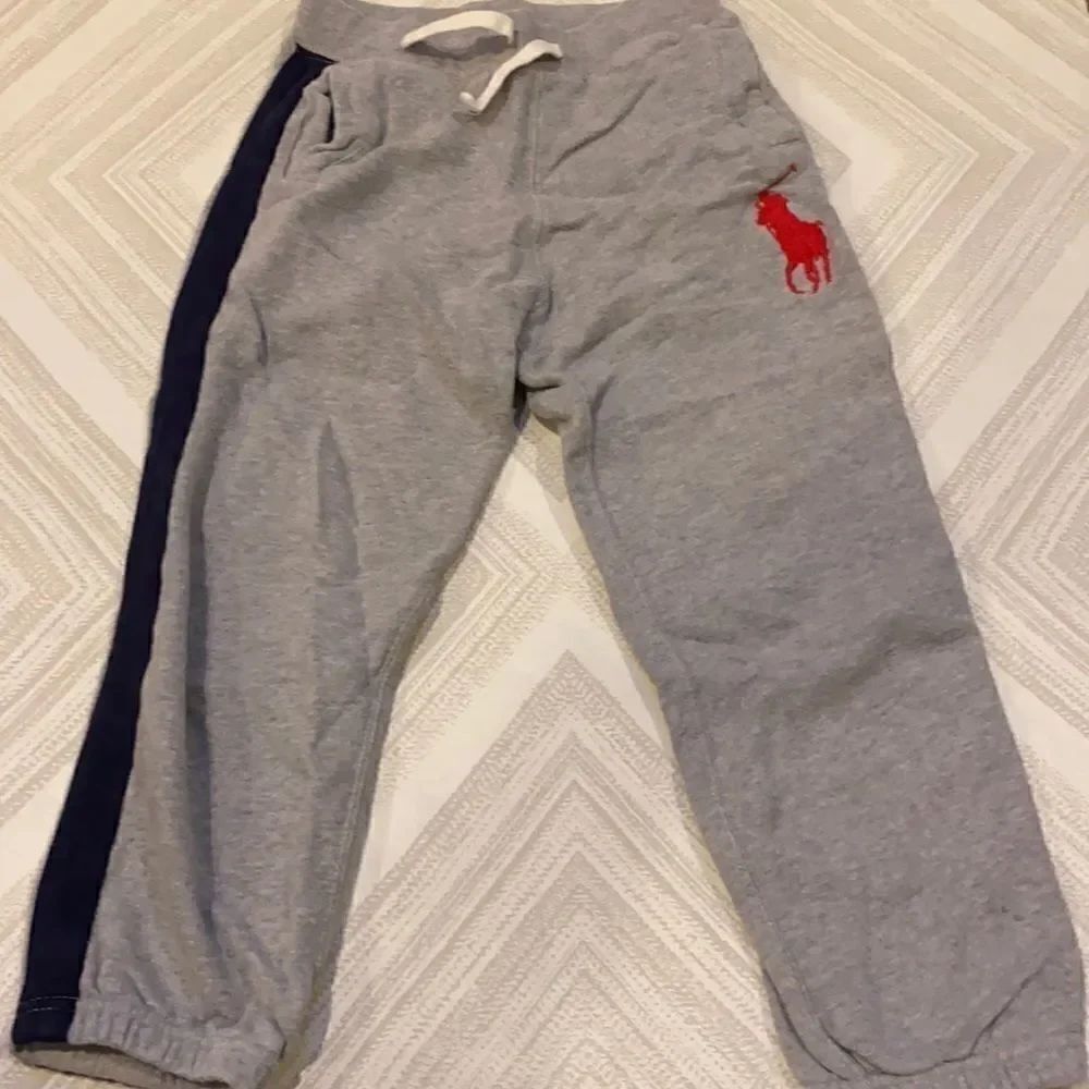 Polo Ralph Lauren Boys Grey Large Logo Joggers